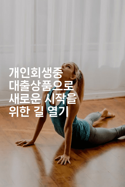 개인회생중 대출상품으로 새로운 시작을 위한 길 열기-코인돌