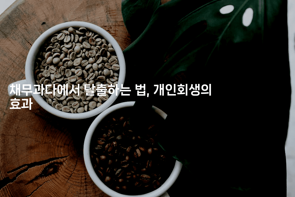 채무과다에서 탈출하는 법, 개인회생의 효과-코인돌