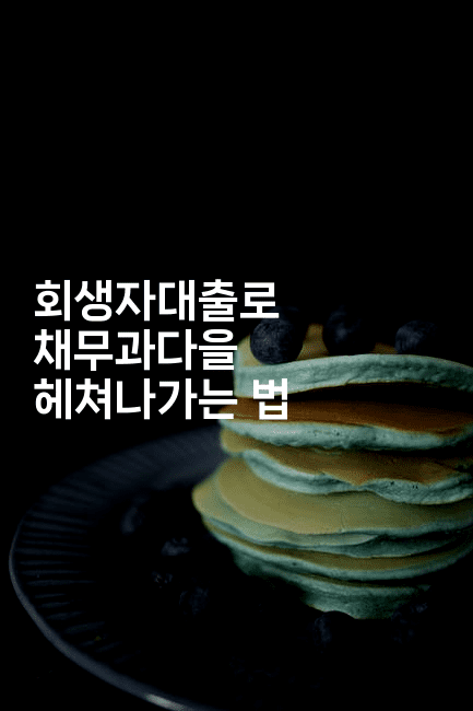 회생자대출로 채무과다을 헤쳐나가는 법-코인돌